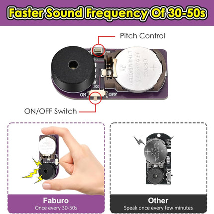 6 Pcs Cricket Noise Maker Prank, Annoyatron Cricket Chirping Pranks Stuff Kit Gifts for Adults, the Annoying Neighbors Present, 16 Sounds Beeping Hidden for Party, Office, Home, School, Car