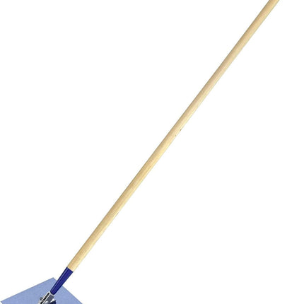 Blue Steel Walking Edger Concrete Edging Tool 9 In. X 10 In. with 3/8 In. Radius and 1/2 In. Depth Two-Way Flatwork Sidewalk Slab Finishing Edger - Handle Sold Separately