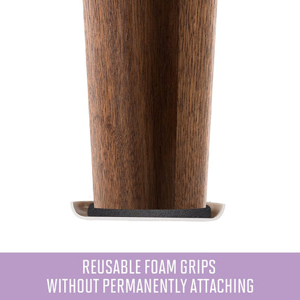 3 1/2" round Reusable Furniture Sliders for Carpet Easily Move Medium to Large Sized Items across Carpet, 4 Pack Beige
