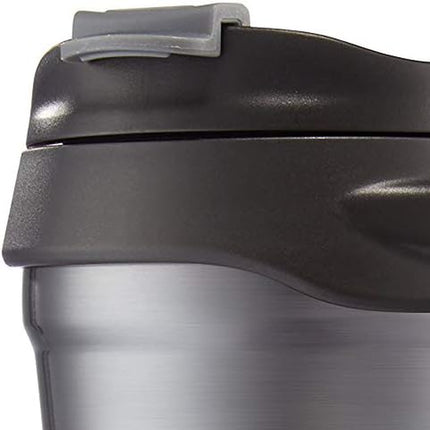 HERO Vacuum-Insulated Stainless Steel Travel Mug with Handle, 18 Oz, Gunmetal