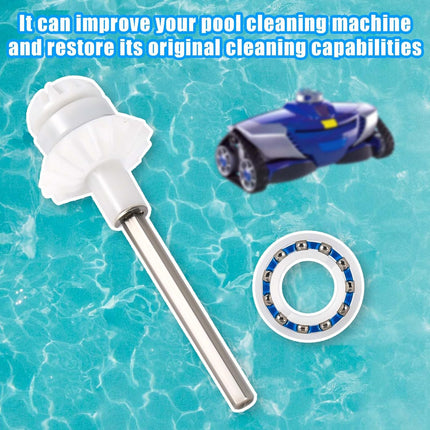 2 Packs Pool Cleaner Parts for MX8 MX8EL MX6 MX6EL Elite, Pool Cleaner Drive Shaft Tune-Up Accessories Assembly Pool Cleaner Replacement Parts for Zodiac, with Pool Engine Wheel Bearing