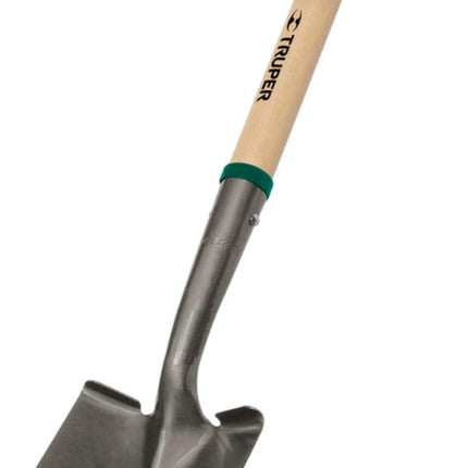 31196 Tru Tough 19-Inch Short D-Handle round Point Shovel, 19-Inch Wood