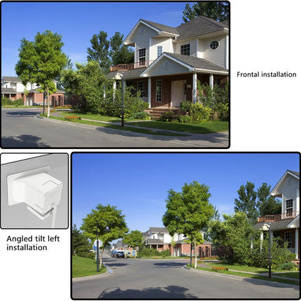 Angled Window Mount Compatible with Wyze Cam V4 Cam V3, 20 Degrees Tilt ( Up/Down/Left/Right ), through Window Use Cam V3 V4 , Turn Wyze Camera into a Window Camera for Outdoor Monitoring