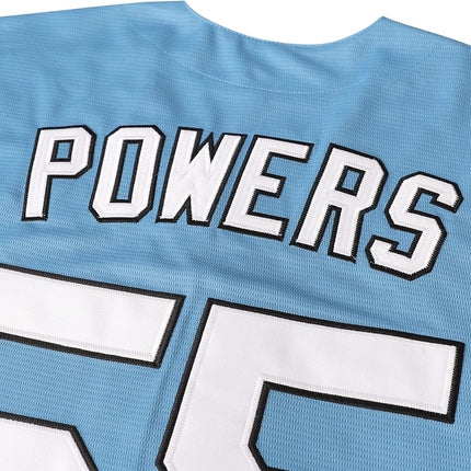 Kenny Powers Baseball Jersey #55 Myrtle Beach Mermen Stitched Men Movie Baseball Jersey Blue Green S-3XL