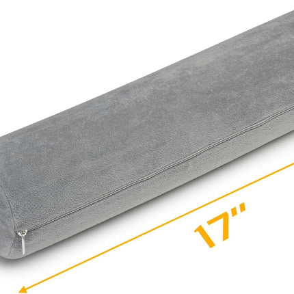 Firm Cervical Neck Roll Memory Foam Pillow, Bolster Pillow, round Neck Support for Sleeping | Bolster for Bed, Legs, Back and Yoga