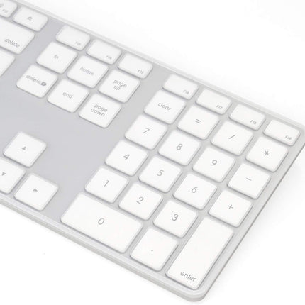 Keyboard Cover Skin for Apple Wired USB Keyboard with Numeric Keypad (A1243, Model MB110LL/B, NOT FIT Magic Keyboard) Ultra Thin Silicone Full Size Protector (Item Folded in Package)