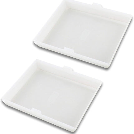 2-Pack AP5609551 8’’ X 7’’ Light Cover Compatible with Nutone, Broan, Kenmore (S97011813) Bathroom Vent Fan Light– Made from Heavy Duty Plastic(Upgraded Version)