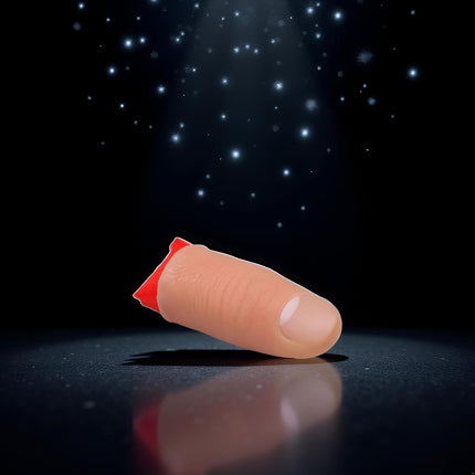 2Pcs Thumb Tip Magic Tricks Fake Thumb Tip Silk Vanish Magic Disappearing Silk Fake Thumb Tip Magic Trick Gimmick Magician Accessory and Practical Jokes Magic Tricks Making Objects Appear Disappear