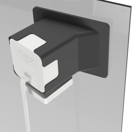 Angled Window Mount Compatible with Wyze Cam V4 Cam V3, 20 Degrees Tilt ( Up/Down/Left/Right ), through Window Use Cam V3 V4 , Turn Wyze Camera into a Window Camera for Outdoor Monitoring