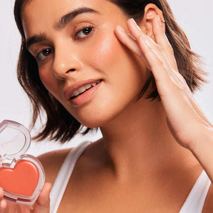 Creme Blush Balm - Buildable, Long-Lasting, Easily Blendable Cream Blush for Naturally Dewy Finish - Korean Beauty Cosmetic (Teddy Bear)