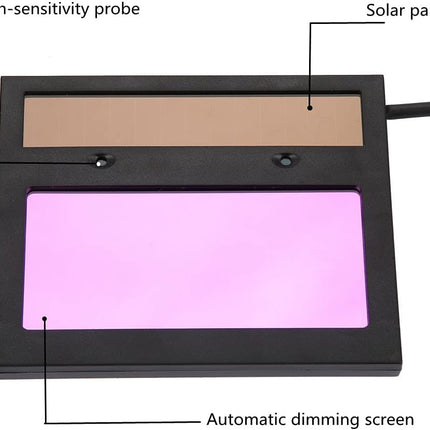 Solar Auto Darkening Welding Lens Panel Welding Helmet Mask Automation Filter Shade Eyes Goggles (TX500C)