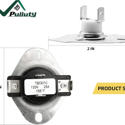 Heating Element for Whirlpool Dryer WED4815EW1 WED5300SQ0 WED5000DW2 WED4800BQ1 WED5300SQ0 Wed5100Vq1,Dryer Heating Element for Kenmore 70 80 Series Dryer Model 110 Parts 11065132410 11061202011