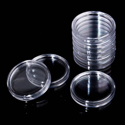 200 Pieces 30Mm Coin Capsules Coin Holders for Collectors, with Foam Gasket and Plastic Storage Organizer Box, 5 Sizes (17/20/25/27/30Mm) Coin Case for Coin Collection Supplies