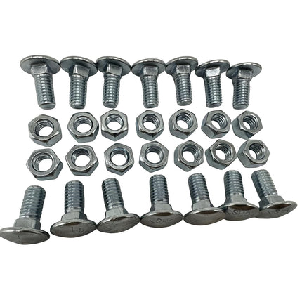 28-Pack Front & Rear Bumper Bolts Kit Stainless Cap for 1964-1972 Chevelle, Nova, Lemans, Cutlass,El Camino,Monte Carlo,Gto 4A00080-A