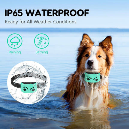 Dog Bark Collar,  Smart Bark Collar for Small Medium Large Dogs anti Bark Collars with 4 Training Modes and 7 Level Sensitivity, Barking Collar