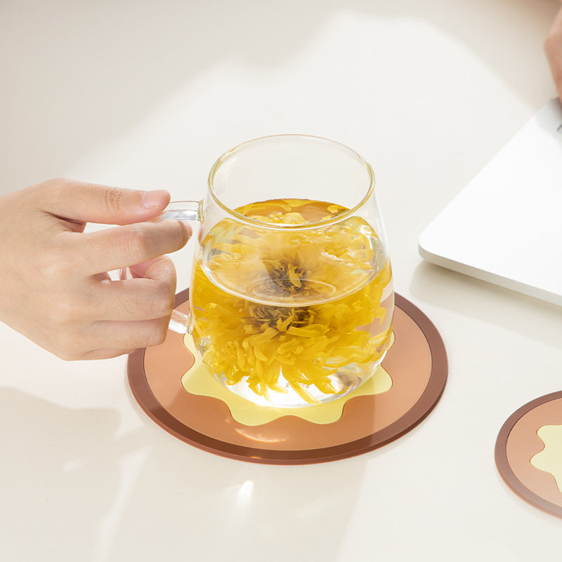 Creative Anti-Scalding Insulation Pad Household Restaurant Tableware Plate Pot Bowl Cute Mat Dining Table Mat Anti-Scalding Tea Coaster Bowl Mat