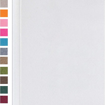 Photo Album for 4X6 300 Horizontal Pockets Linen Cover Small Capacity Picture Book for Family Wedding Baby and Anniversary (White)