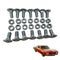 28-Pack Front & Rear Bumper Bolts Kit Stainless Cap for 1964-1972 Chevelle, Nova, Lemans, Cutlass,El Camino,Monte Carlo,Gto 4A00080-A