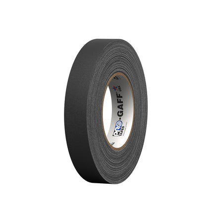 1" Width tapes  Gaff Premium Matte Cloth Gaffer'S Tape with Rubber Adhesive, 11 Mils Thick, 55 Yds Length, Black (Pack of 1)