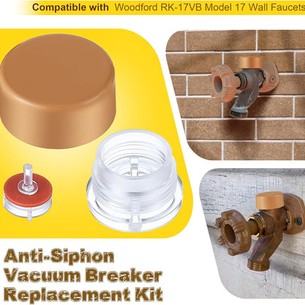 2 Pack Vacuum Breaker Float Kit, Vacuum Breaker, anti Siphon Valve Repair Kit, Vacuum Breaker Repair Kit Compatible with Woodford RK-17VB Model 17 Wall Faucets for anti Siphon Valves