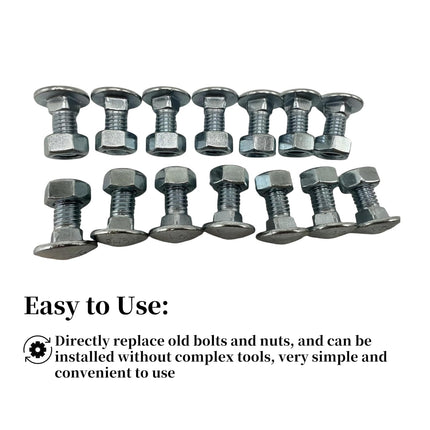 28-Pack Front & Rear Bumper Bolts Kit Stainless Cap for 1964-1972 Chevelle, Nova, Lemans, Cutlass,El Camino,Monte Carlo,Gto 4A00080-A