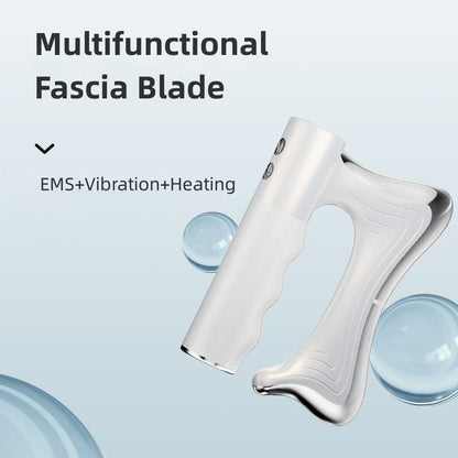 Microcurrent hot compress vibration massager muscle relaxation tool