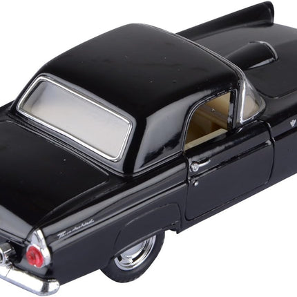 - 1955 Ford Thunderbird Hard Top 5" 1: Scale Metal Model Toy Classic Car (Black)