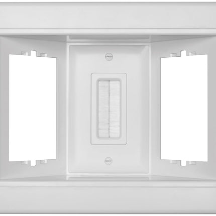 Legrand  TV3LVKITWCC2 3 Gang Recessed TV Box with Low Voltage Kit, White (1 Count)