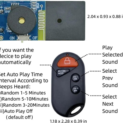 Cricket Noise Maker Prank with Remote Control, Hidden Sound Prank Device for Adults, Prank Kit, Gag Gift for Office, Home, Car and Parties, Annoying Pranks, Funny Noise Maker