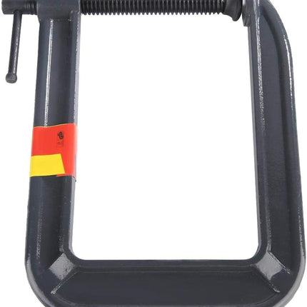 Heavy Duty Deep Throat U-Clamp G Type Woodworking Steel Deep Reach C-Clamp DIY Carpentry Clamping Device Jaw Opening DIY Carpentry Clamping Device (100,185Mm)