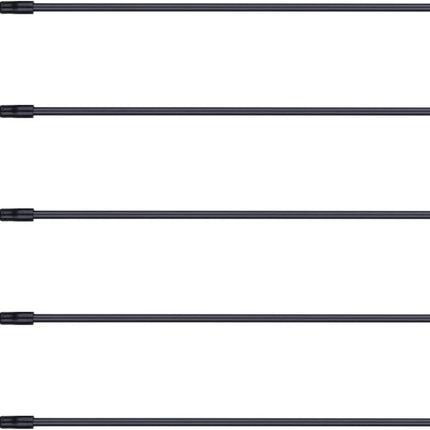 5PCS  Plastic Antenna Tube with Cap Black for RC Remote Control Vehicles FPV Drone Quadcopter Multicopters Boats 2.4G Receiver