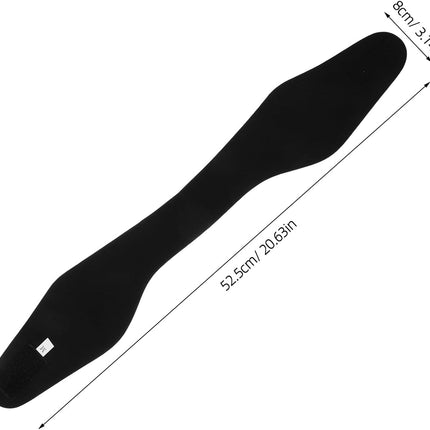 Waterproof Sports Headband Adjustable Neoprene Swim Ear Band Non-Slip Hair Guard for Swimming Diving Yoga Black 20.7In X 3.15In