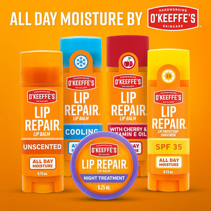 Lip Repair SPF 35 Lip Balm - Stick (3 Pack) - Sun-Safe Moisturizer for Extremely Cracked, Dry Lips
