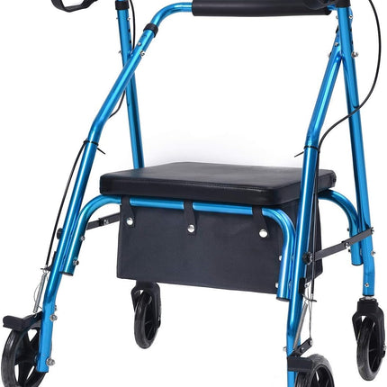 Large Rollator Walker Basket, under Seat Rollator Bag, Walker Basket for Four Wheel Rollator, Reusable Basket Carry Insert for Women Men Seniors