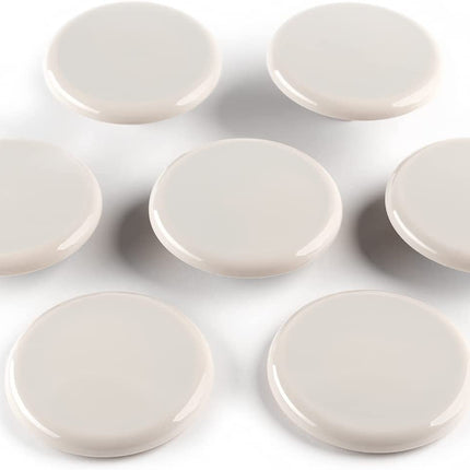 3 1/2" round Reusable Furniture Sliders for Carpet Easily Move Medium to Large Sized Items across Carpet, 4 Pack Beige