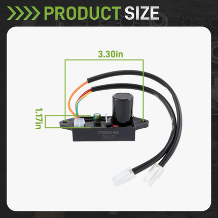 TJ113-2009-1 2 Pin Ignition Control Module Compatible with Predator Harbor Freight 3500 Inverter Generator