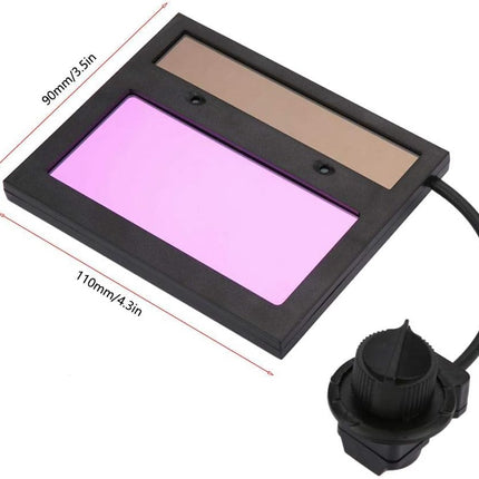 Solar Auto Darkening Welding Lens Panel Welding Helmet Mask Automation Filter Shade Eyes Goggles (TX500C)