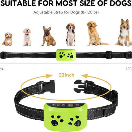 Dog Bark Collar,  Smart Bark Collar for Small Medium Large Dogs anti Bark Collars with 4 Training Modes and 7 Level Sensitivity, Barking Collar