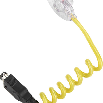 Game Boy External Lights Illumination LED Lamps for GBC GBP Gameboy Color and for Gameboy Pocket Console, White Light (Yellow)