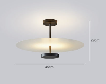 Simple LED ceiling light for bedroom ambiance and balcony use