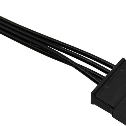 (2-Pack) 3.5" Floppy Drive FDD 4 Pin to SATA Hard Drive Power Adapter Cable 7.3-Inch(18.5Cm)