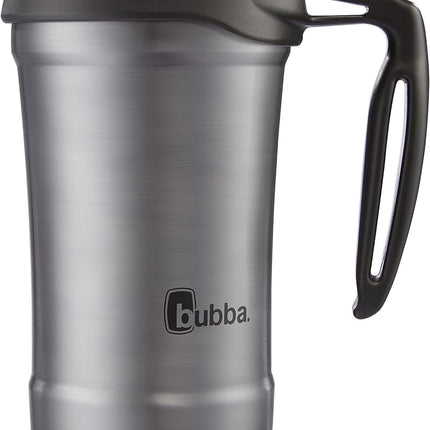 HERO Vacuum-Insulated Stainless Steel Travel Mug with Handle, 18 Oz, Gunmetal