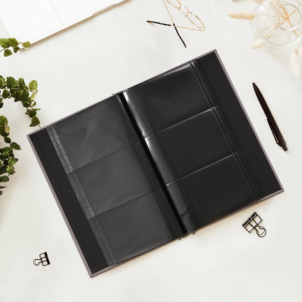 Photo Album for 4X6 300 Horizontal Pockets Linen Cover Small Capacity Picture Book for Family Wedding Baby and Anniversary (White)