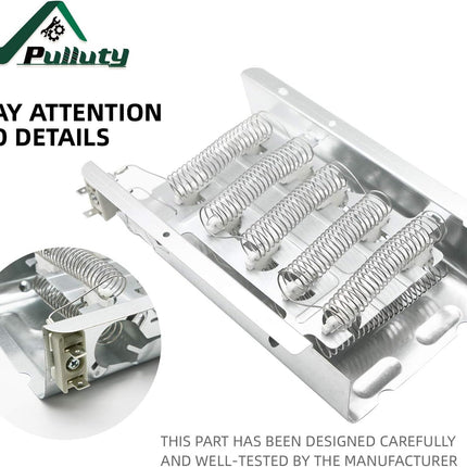 Heating Element for Whirlpool Dryer WED4815EW1 WED5300SQ0 WED5000DW2 WED4800BQ1 WED5300SQ0 Wed5100Vq1,Dryer Heating Element for Kenmore 70 80 Series Dryer Model 110 Parts 11065132410 11061202011