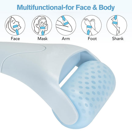 Ice Roller for Face,Eyes,Facial Massager Tool,Soothing Skin Care Tool,Cooling Skincare Device for Puffiness,At-Home Spa Gift for Women