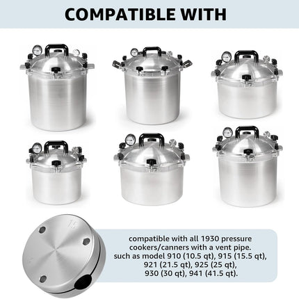 Pressure Regulator Weight Fits for All American Pressure 1930-10.5QT 15.5QT 21.5QT 25QT 30QT 41.5QT Canner/Cookers