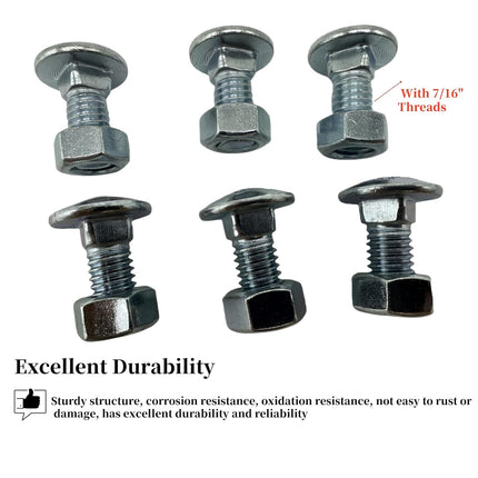 28-Pack Front & Rear Bumper Bolts Kit Stainless Cap for 1964-1972 Chevelle, Nova, Lemans, Cutlass,El Camino,Monte Carlo,Gto 4A00080-A