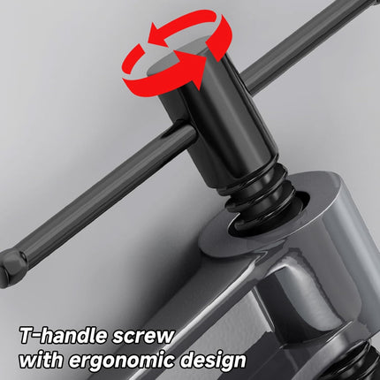 Heavy Duty Deep Throat U-Clamp G Type Woodworking Steel Deep Reach C-Clamp DIY Carpentry Clamping Device Jaw Opening DIY Carpentry Clamping Device (100,185Mm)
