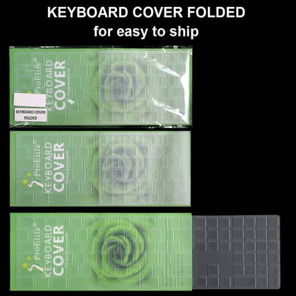 Keyboard Cover Skin for Apple Wired USB Keyboard with Numeric Keypad (A1243, Model MB110LL/B, NOT FIT Magic Keyboard) Ultra Thin Silicone Full Size Protector (Item Folded in Package)