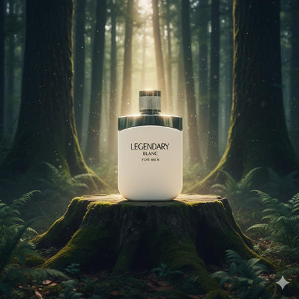 LEGENDARY BLANC Cologne for Men Eau De Parfum Woody Aromatic Fragrance 3.4Oz/100Ml, Natural Spray, Long Lasting